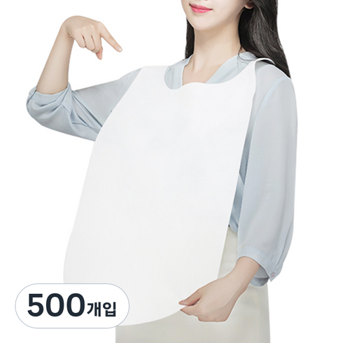 소프런 국내 제조 일회용 앞치마 A형, 500개