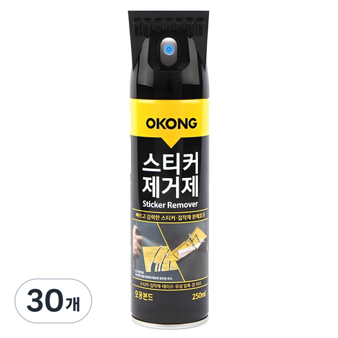 오공 스티커 제거제, 250ml, 30개