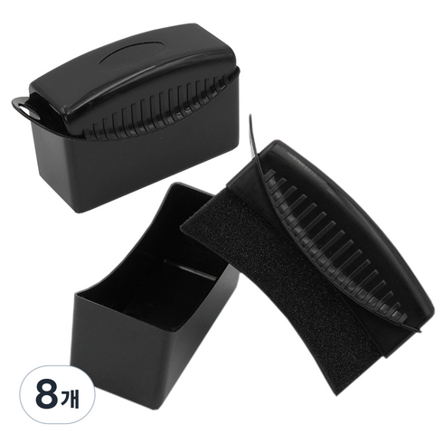 타이어 광택 패드 C12, 8개, 블랙