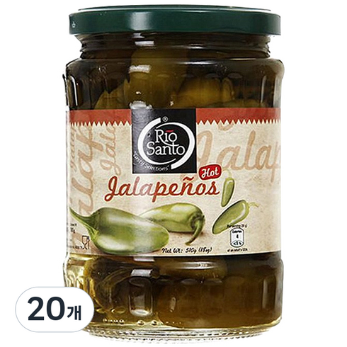 리오산토 할라피뇨, 510g, 20개