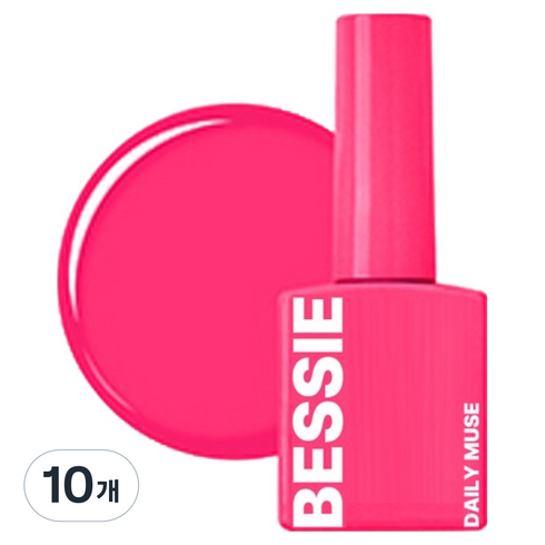 BESSIE 컬러 젤, P11핫핑크, 11ml, 10개