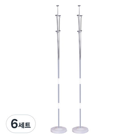 파티쇼 풍선꽂이장식컵스틱세트 160cm, 6세트