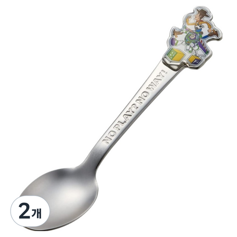 스케이터 마스코트 스텐 숟가락 DSS1C, ToyStory, 2개, 단품