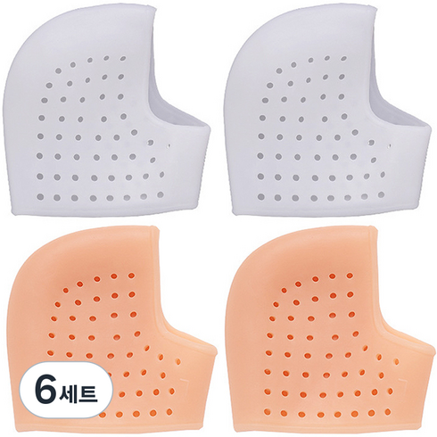 리앤베르 뒷꿈치 보습 패드 스킨 L 2p + 화이트 L 2p 세트, 6세트