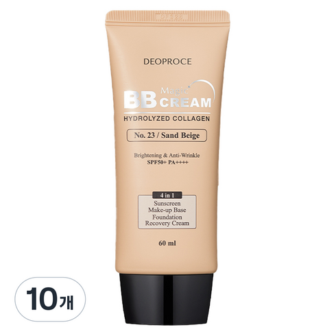 디오프러스 콜라겐 매직 비비크림 SPF50+ PA++++, 23호샌드베이지, 60ml, 10개