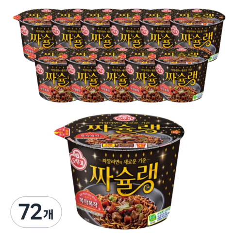 오뚜기 짜슐랭 용기 125g, 72개