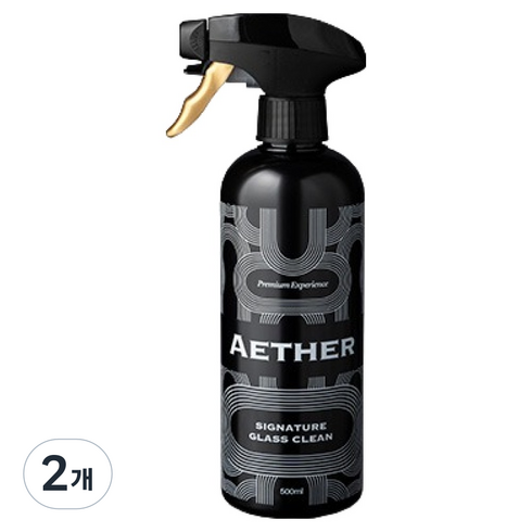 아이테르 시그니처 글래스클린, 2개, 500ml