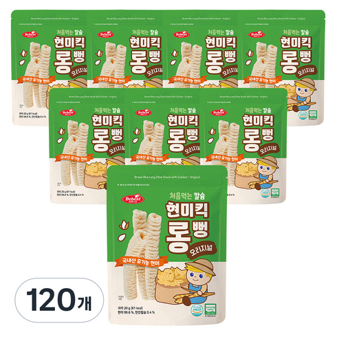 베베스트 처음먹는 칼슘 현미킥 롱뻥, 오리지널, 20g, 120개