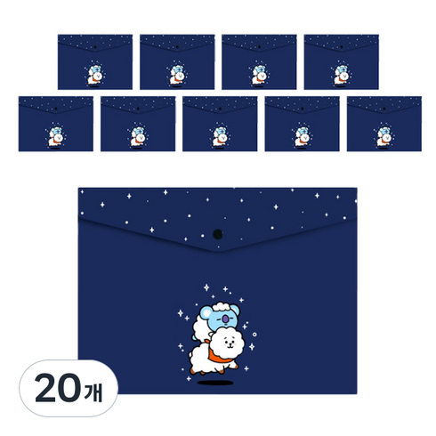 BT21 PP UNIVERSTAR 파일 포켓, 20개, DREAM