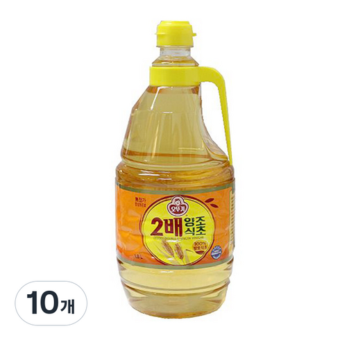오뚜기 2배 양조식초, 1.8L, 10개