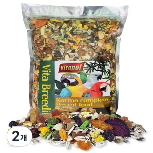 비타폴 NEW 카르마 비타 브리딩 대형 간식 zvp-2795-1, 2kg, 2개