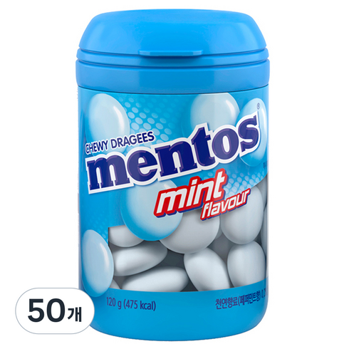 멘토스 민트맛 바틀, 120g, 50개