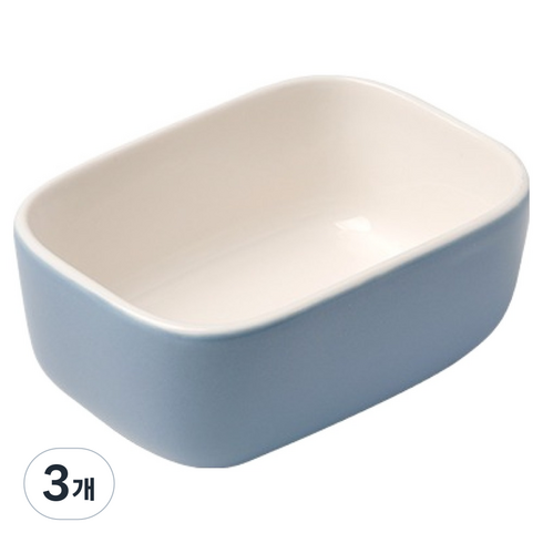에디슨 도자기 볼, 블루, 3개
