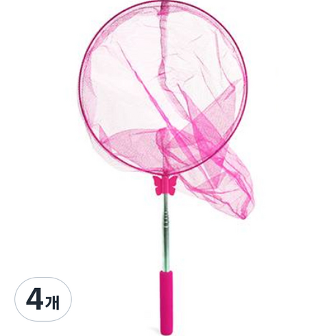 아가플러스 5단 접이식 빅 나비 잠자리채 랜덤발송, 4개