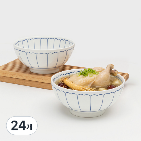 메종오브제 모루 일본풍 도자기 면기, 하나, 24개