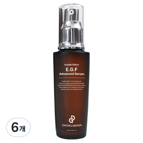디퍼앤디퍼 더블 이펙트 이지에프 어드밴스드 세럼, 6개, 50ml