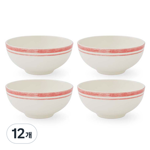 포트메리온 포터스마크 대접 16.5cm, 어텀 피치, 12개
