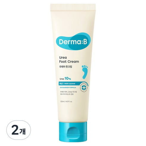 더마비 우레아 풋크림, 1개입, 2개, 120ml