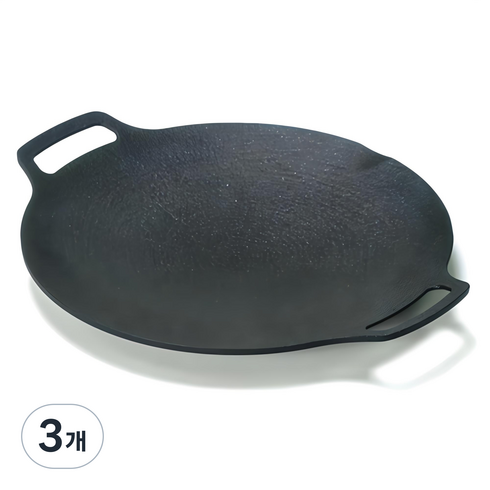 FOURSEASONS 국내 제조 멀티 캠핑 그리들팬, 25cm, 3개