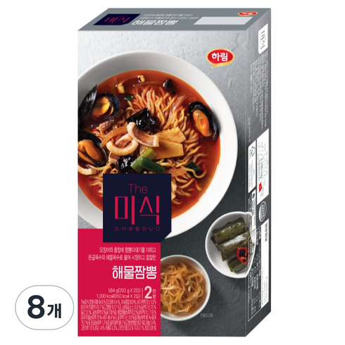 더미식 해물짬뽕 584g, 8개