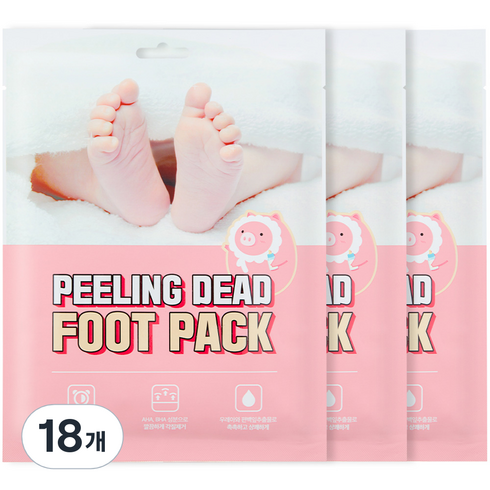 미팩토리 필링 데드 풋 팩, 1개입, 18개, 40g