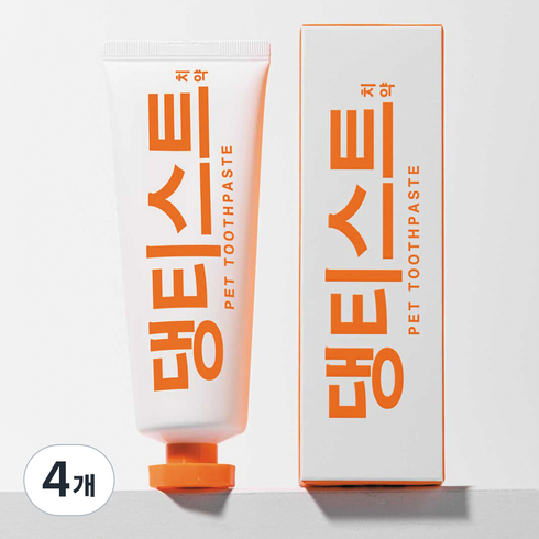 헬로마이펫 댕티스트 치약, 80g, 4개
