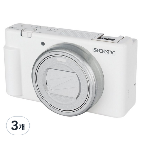 JJC 소니 ZV-1 M2 카메라 스킨 ZV1M2 보호 필름 세트, SS-ZV1M2WH, 3개
