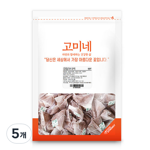 고미네 감잎 티백, 1g, 50개입, 5개
