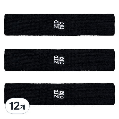 패기앤코 기능성 스포츠 헤드밴드, 12개