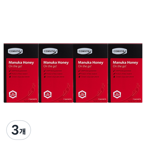 콤비타 UMF5+ 마누카꿀 사셰 꿀스틱 28p, 3개, 280g