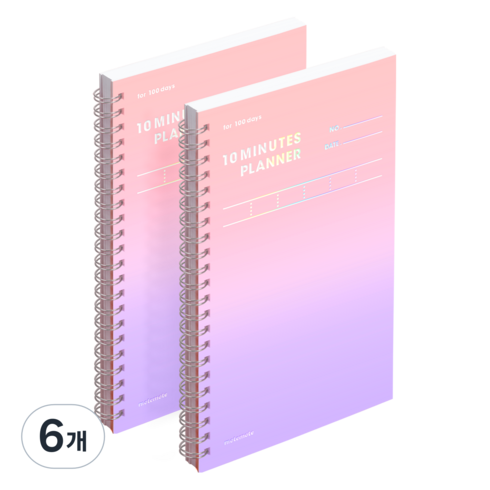 모트모트 텐미닛 플래너 100DAYS, 드림캐처, 6개