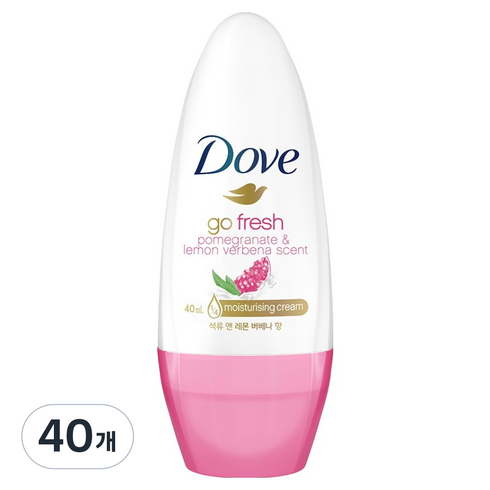 도브 석류 앤 레몬 버베나 향 롤온 데오드란트, 40ml, 40개