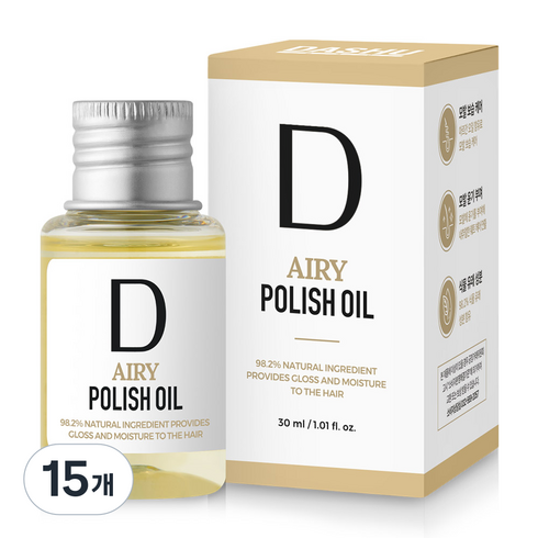 다슈 프로 에어리 폴리쉬 헤어오일, 30ml, 15개