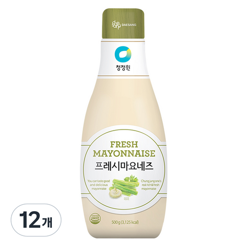 청정원 프레시 마요네즈, 500g, 12개