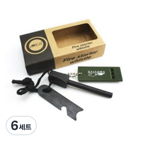 노마드캠핑 파이어스틱 휘슬, 6세트