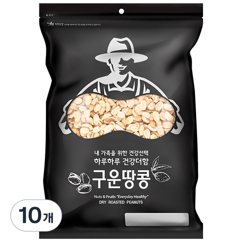 넛츠팜 구운땅콩, 1kg, 10개