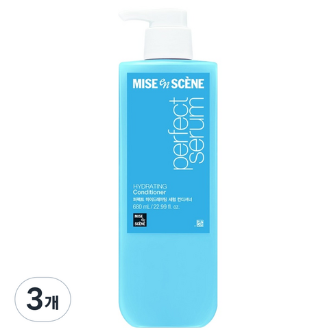 미쟝센 퍼펙트 하이드레이팅 세럼 컨디셔너, 3개, 680ml