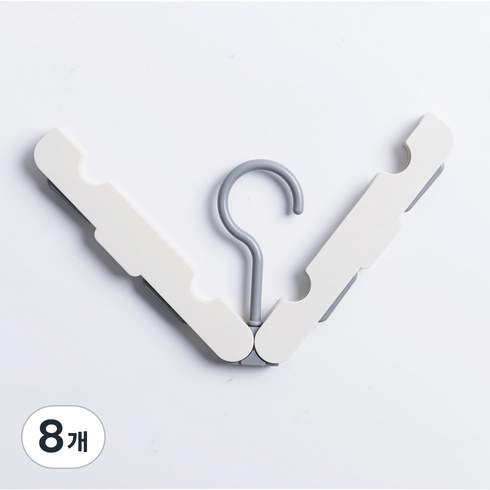 셀렉숀 여행용 접이식 속옷 양말 건조대, 8개, 화이트