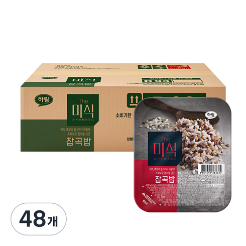 더미식 잡곡밥, 180g, 48개