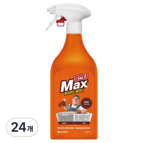 홈스타 맥스 렌지후드 클리너, 500ml, 24개