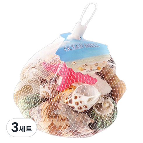 종합 조개망 세트 수조장식, 3세트