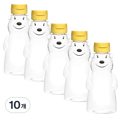 플라라 곰돌이 소스통 소, 180ml, 10개
