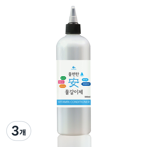 모비딕 물편한 물갈이제, 500ml, 3개