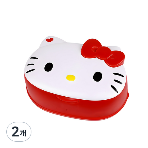바니랜드 헬로키티 물티슈 케이스, 복합 색상, 2개