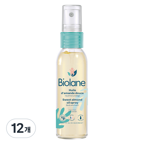 비올란 스위트 아몬드 오일 스프레이, 12개, 75ml