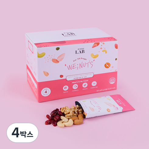 오트리 재미랩 위넛츠, 600g, 4박스
