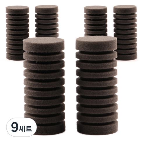 스펀지여과기 리필 필터 M 2p, 9세트