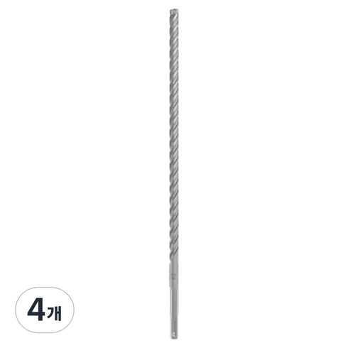 보쉬 PRO SDS Plus-5X 비트 12 x 300 x 360 mm 2608833811, 4개