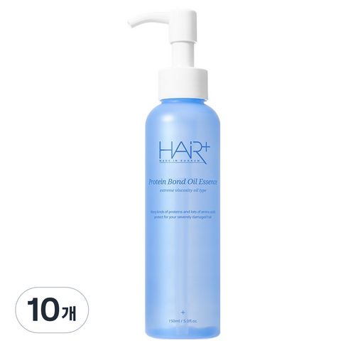 헤어플러스 단백질 본드 오일에센스 그린 플로럴 머스크 향, 150ml, 10개