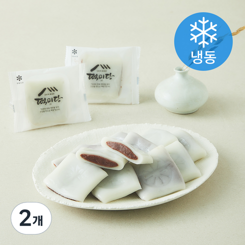 떡미당 앙꼬절편(냉동), 300g, 2개, 1개입